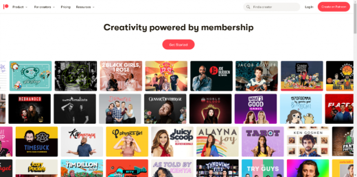 國(guó)外創(chuàng)作者支持?jǐn)?shù)字內(nèi)容銷(xiāo)售平臺(tái)Patreon